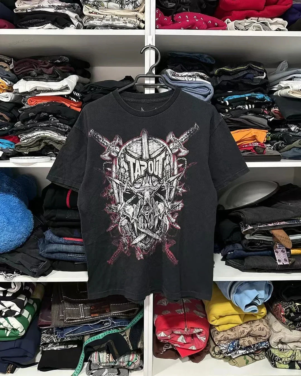 Gothic Skull Long Sleeve Tee
