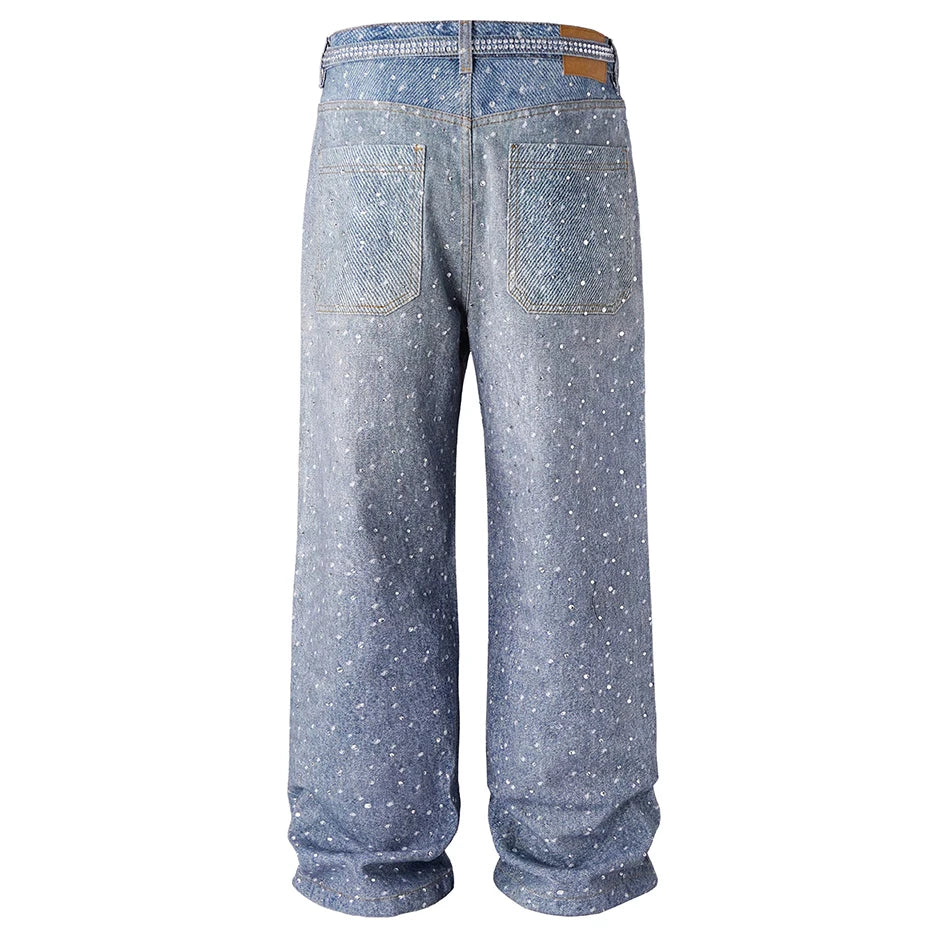 Rhinestone Denim jeans
