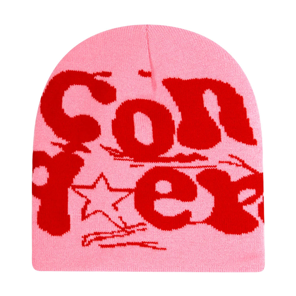 Y2K Letter Knit Beanie