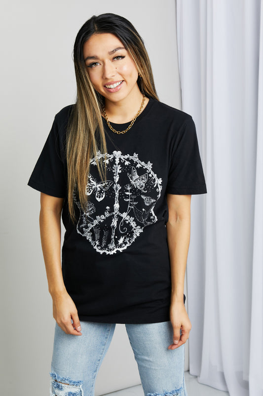 mineB butterfly graphic tee shirt — Apparel By Junior